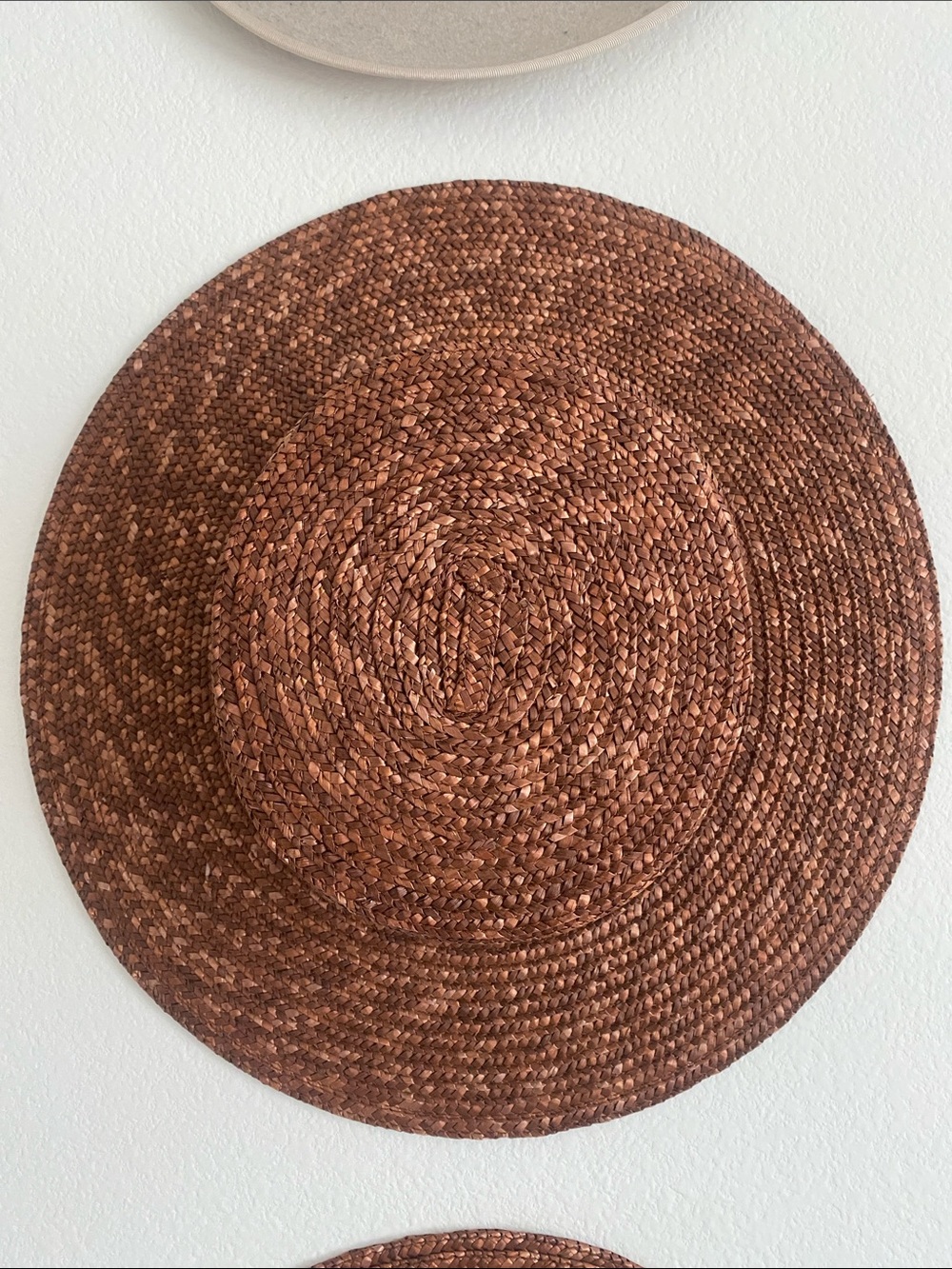 Gigi Pip Braided Straw Sun Hat in Brown